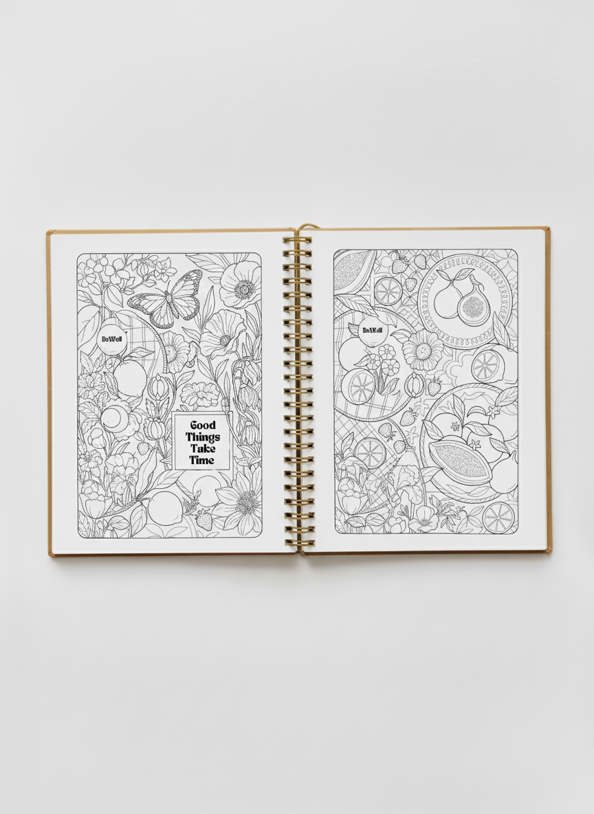 BeWell Colouring Book: Healing in Colours (Printable PDF) English