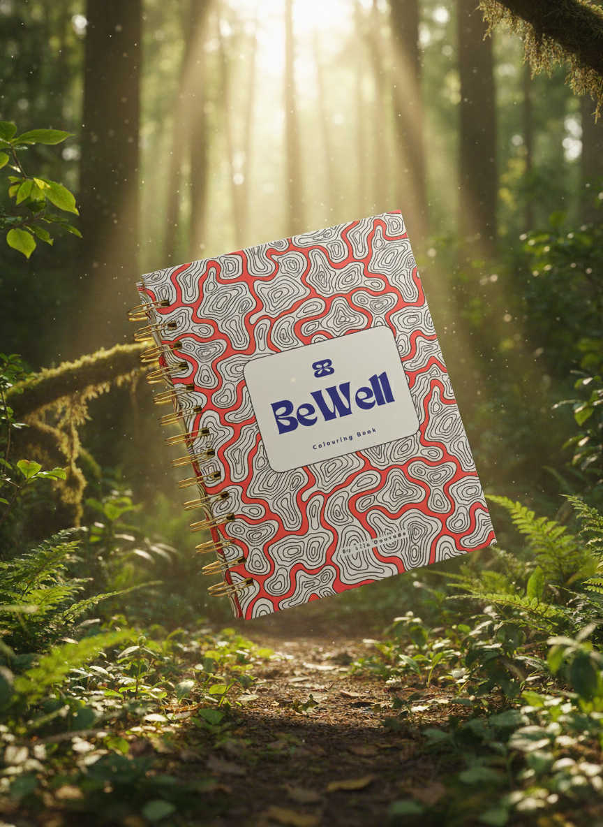 BeWell Colouring Book: Healing in Colours (Printable PDF) English